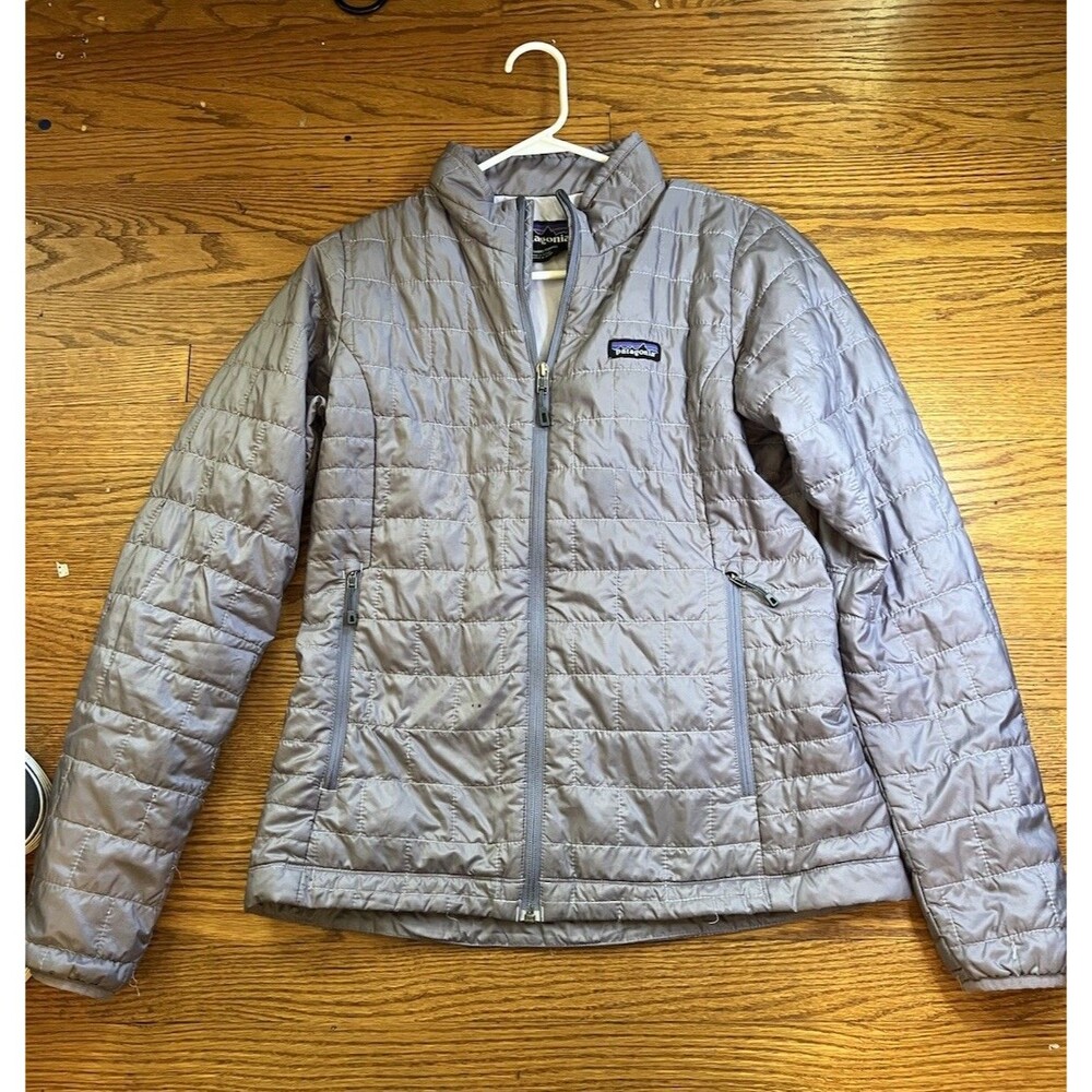Patagonia Women’s Medium Nano Puff Jacket Full Zip Primaloft Lightweight 84216